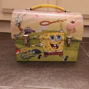 Nickelodeon SpongeBob SquarePants Done Top Metal lunch box 2002 By Vitcom